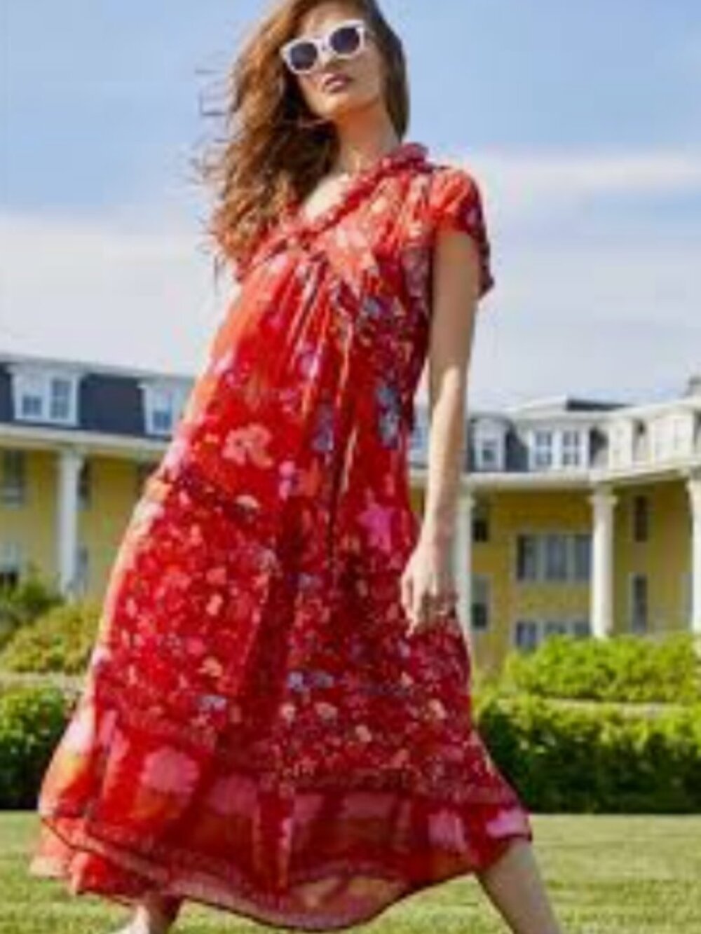 Free People x Spell Wild Bloom Maxi Dress Medium Floral Boho Like New - Picture 12 of 15